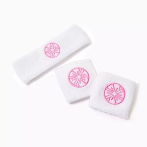 NWT Lilly Pulitzer Wristband and Headband Set